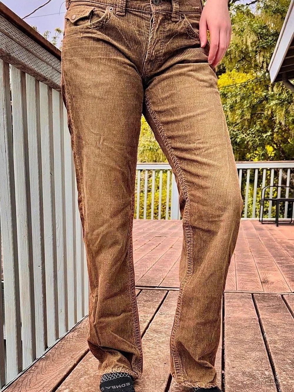 1921 Women's Brown Straight Leg Pants